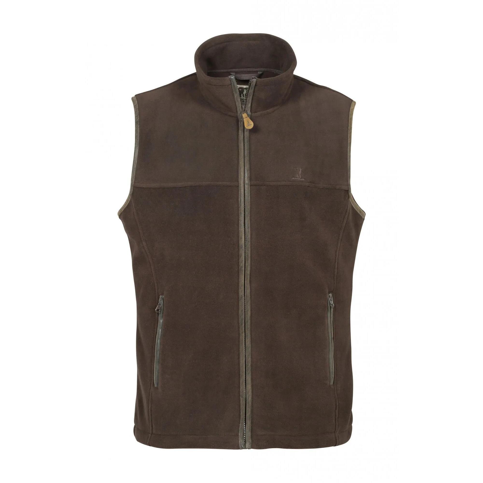 Percussion - Gilet Percussion Polaire Scotland Marron -xxxxl - Gilet Sans Manche - Marron - Decathlon