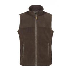 Gilet Percussion Polaires Scotland Marron 4 Poches-M