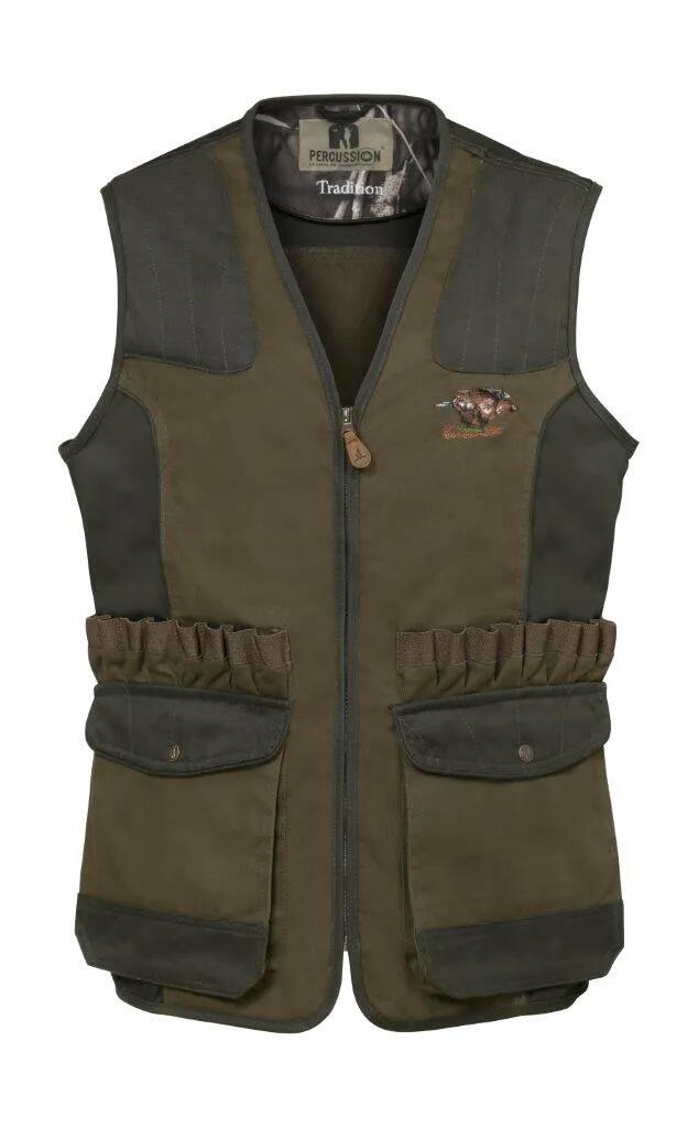 Gilet Percussion De Chasse Tradition sanglier-S 1/1