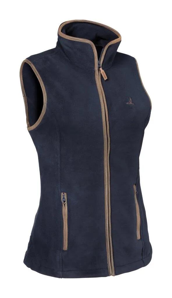 Gilet Percussion Polaire Scotland Marine Pour Femme -XS 1/1