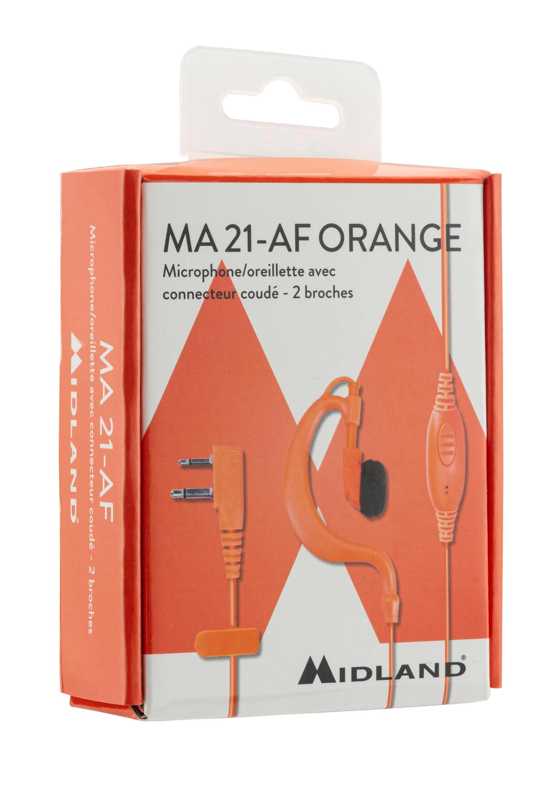 Micro Oreillette Midland Pour Talkie-Walkie G7 Et G9-orange 4/4