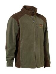 Blouson Polaire De Chasse Percussion Cor Kaki Sanglier -S