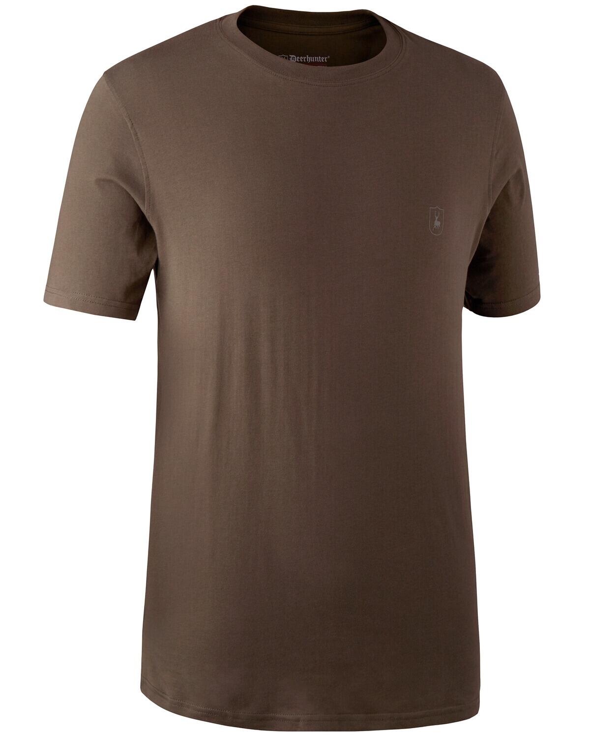 Deerhunter 2er-Pack T-Shirts Herren (Green/Brown Leaf) Größe XXXL 3/6