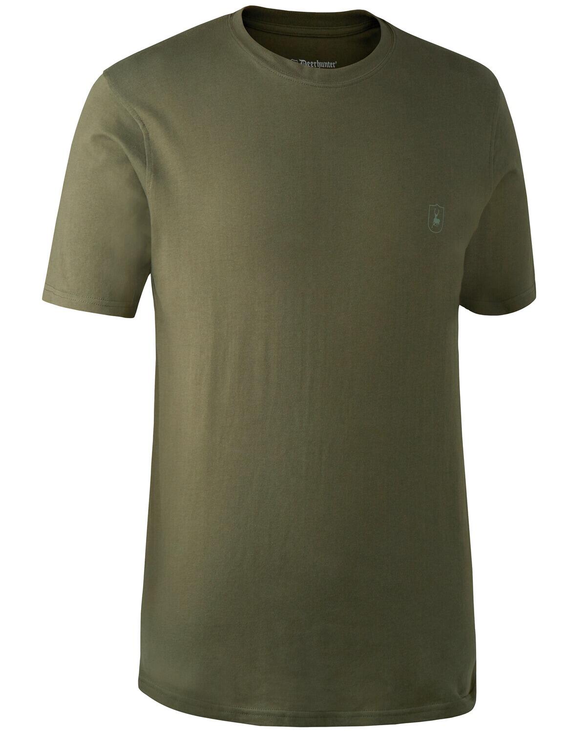 Deerhunter 2er-Pack T-Shirts Herren (Green/Brown Leaf) Größe XXXL 2/6