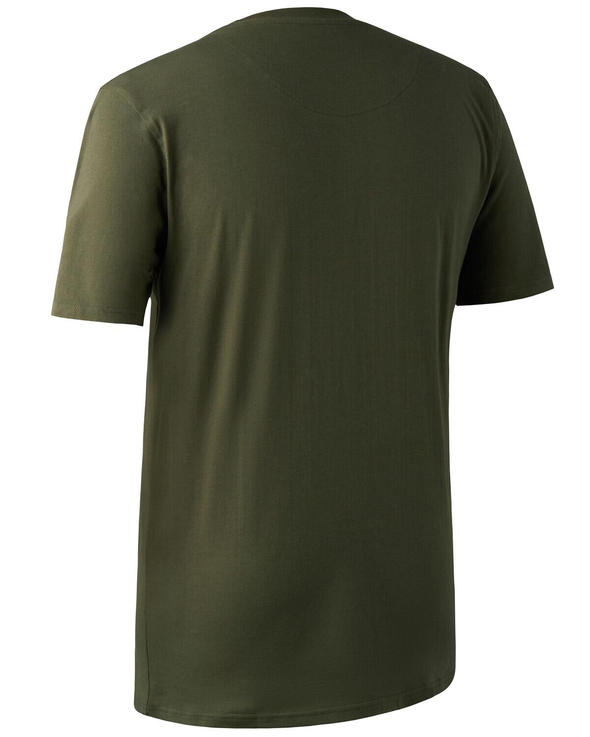 Deerhunter 2er-Pack T-Shirts Herren (Green/Brown Leaf) Größe XXXL 4/6