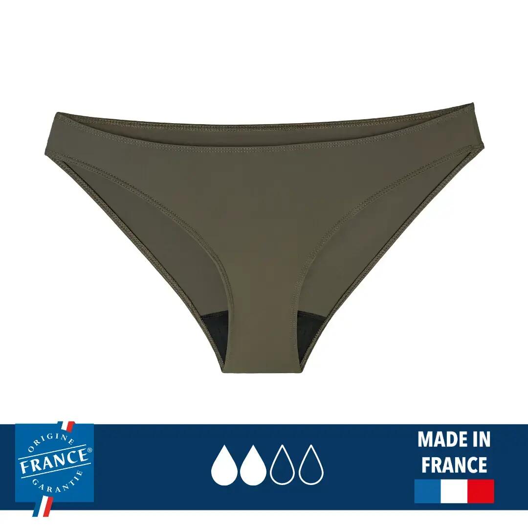 Menstruatiebikinibroekje Kaki - Medium flow 4/6