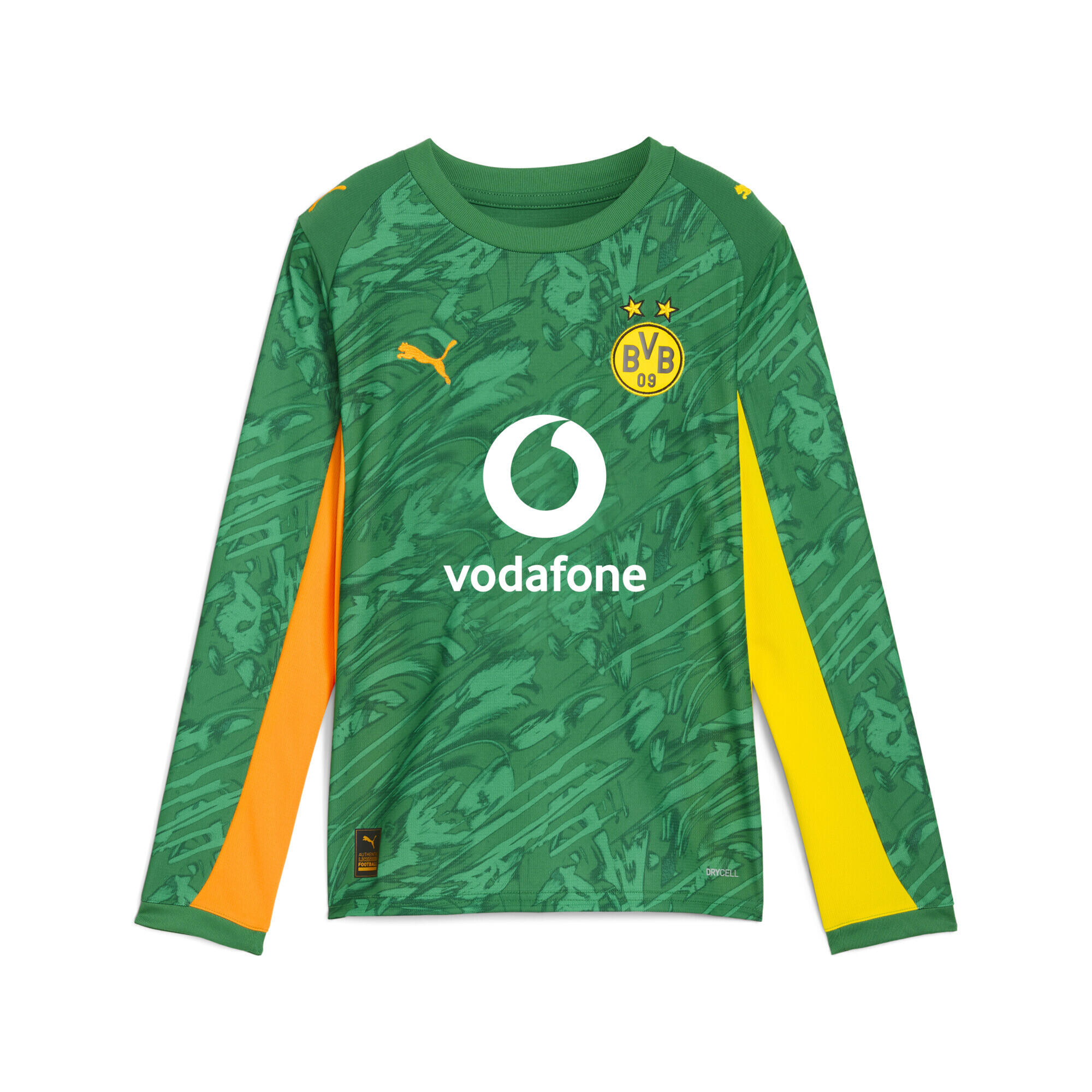 Puma - Maillot De Gardien De But À Manches Longues 25/26 borussia Dortmund Enfant Et - T-shirt Manches Longues - Jaune|orange|vert - Decathlon