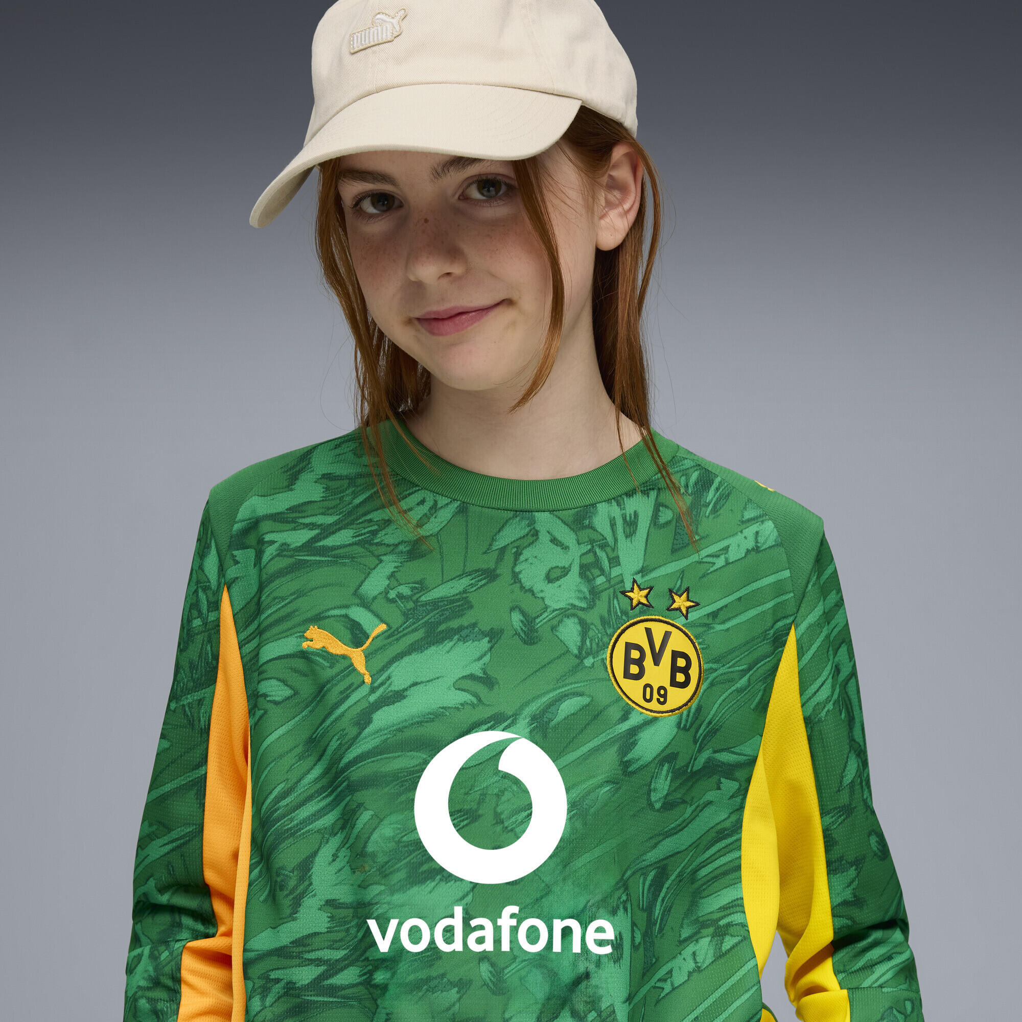 Maillot de gardien de but à manches longues 25/26 Borussia Dortmund Enfant et 3/6