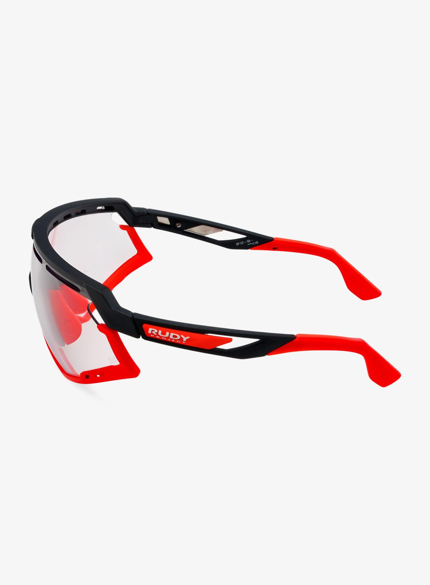 Okulary Rudy Project DEFENDER BLACK MATTE - Impactx™ Photochromic 2 Red 3/7
