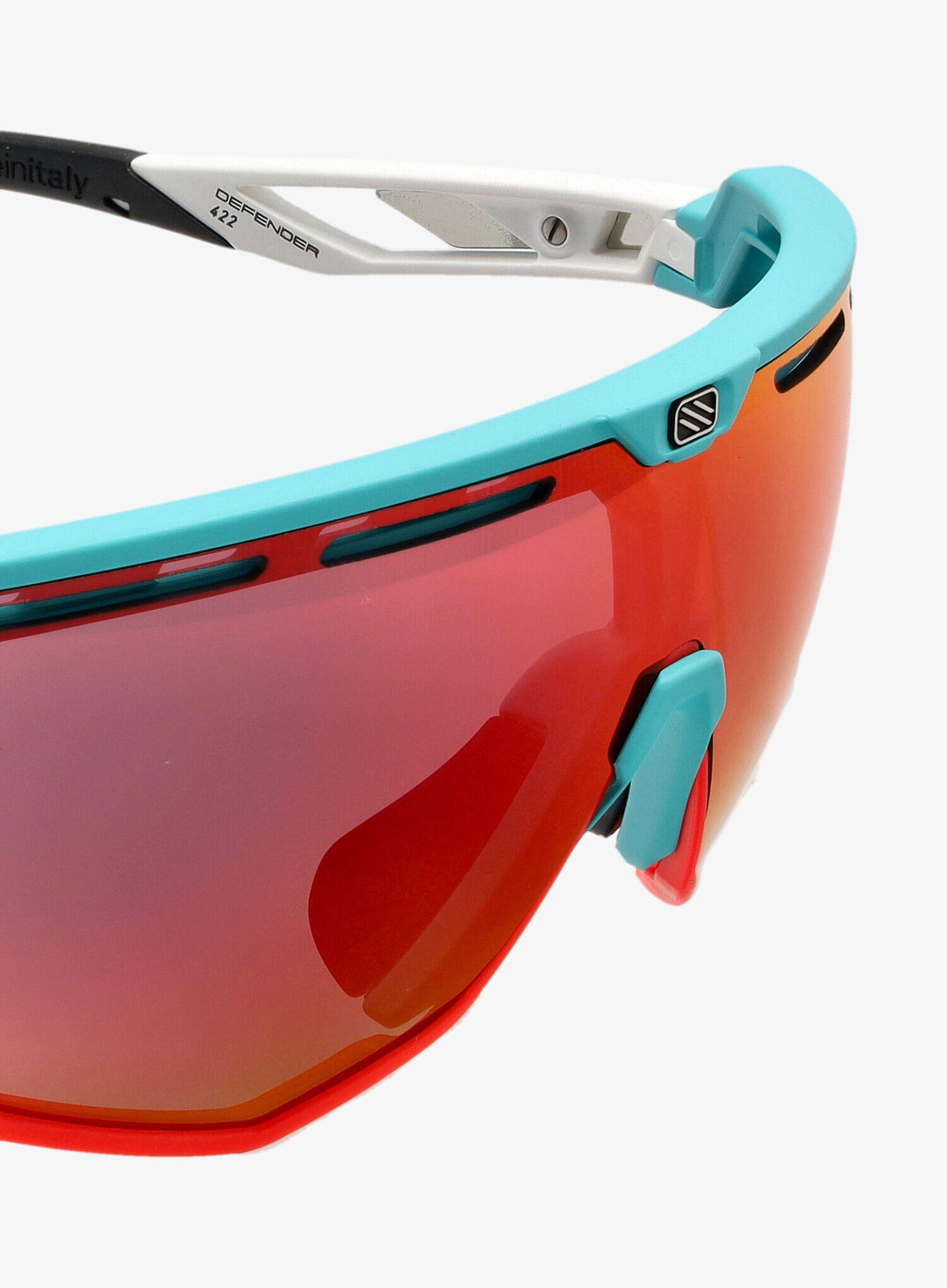 Okulary Rudy Project DEFENDER EMERALD WHITE MATTE - Multilaser Red 7/7