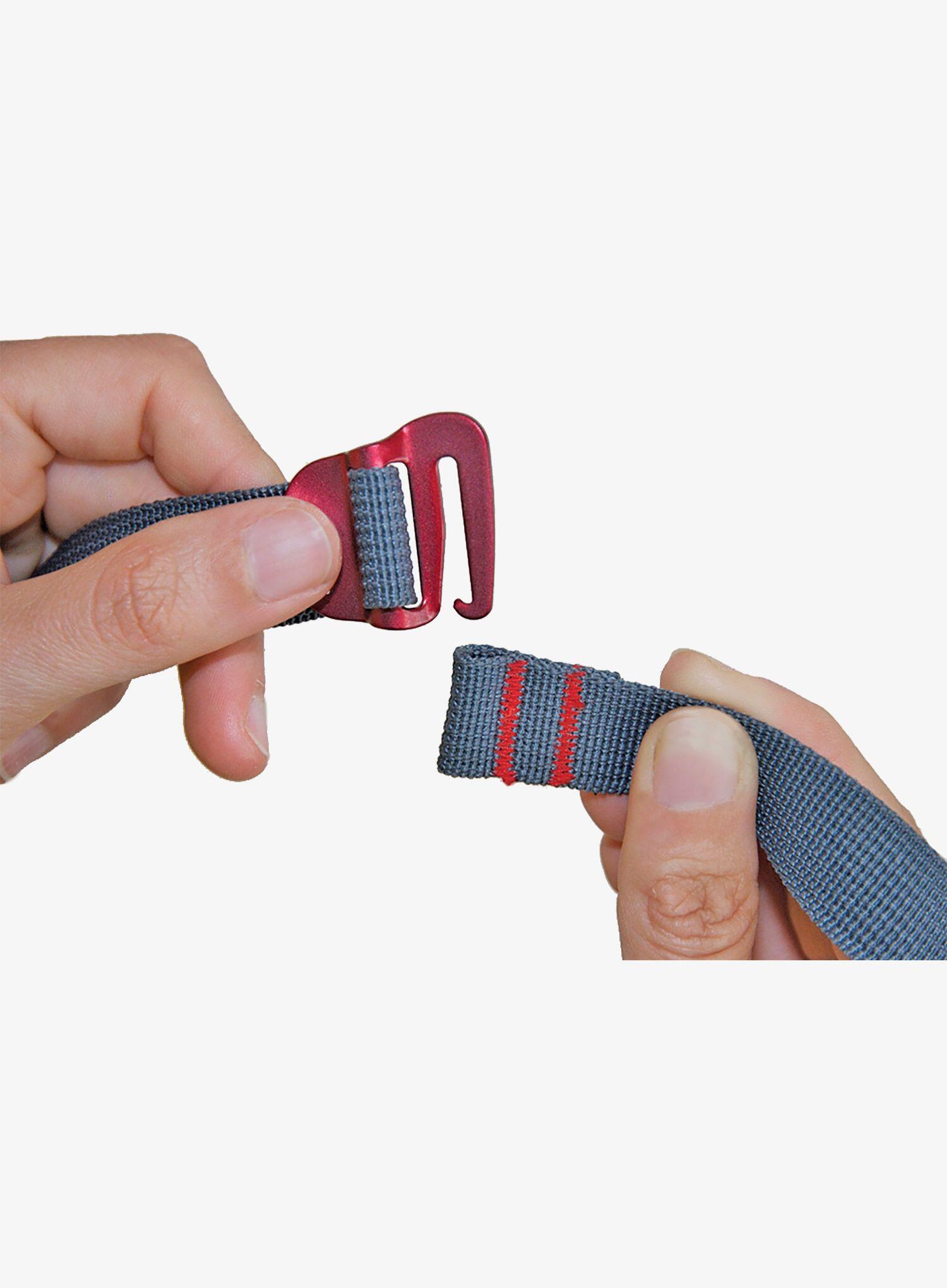 Sea to Summit Accessory Straps met Hook Release - 2m x 20mm - Grijs 3/7