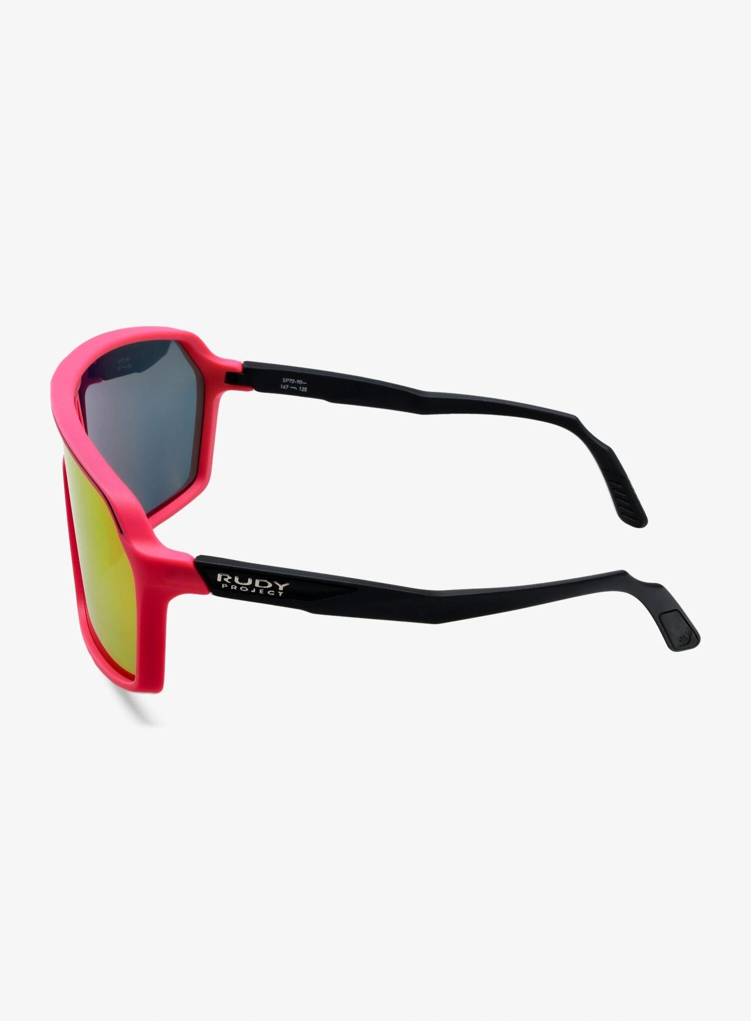 Okulary rowerowe Rudy Project Spinshield - pink fluo/blk mat/multila red 3/7