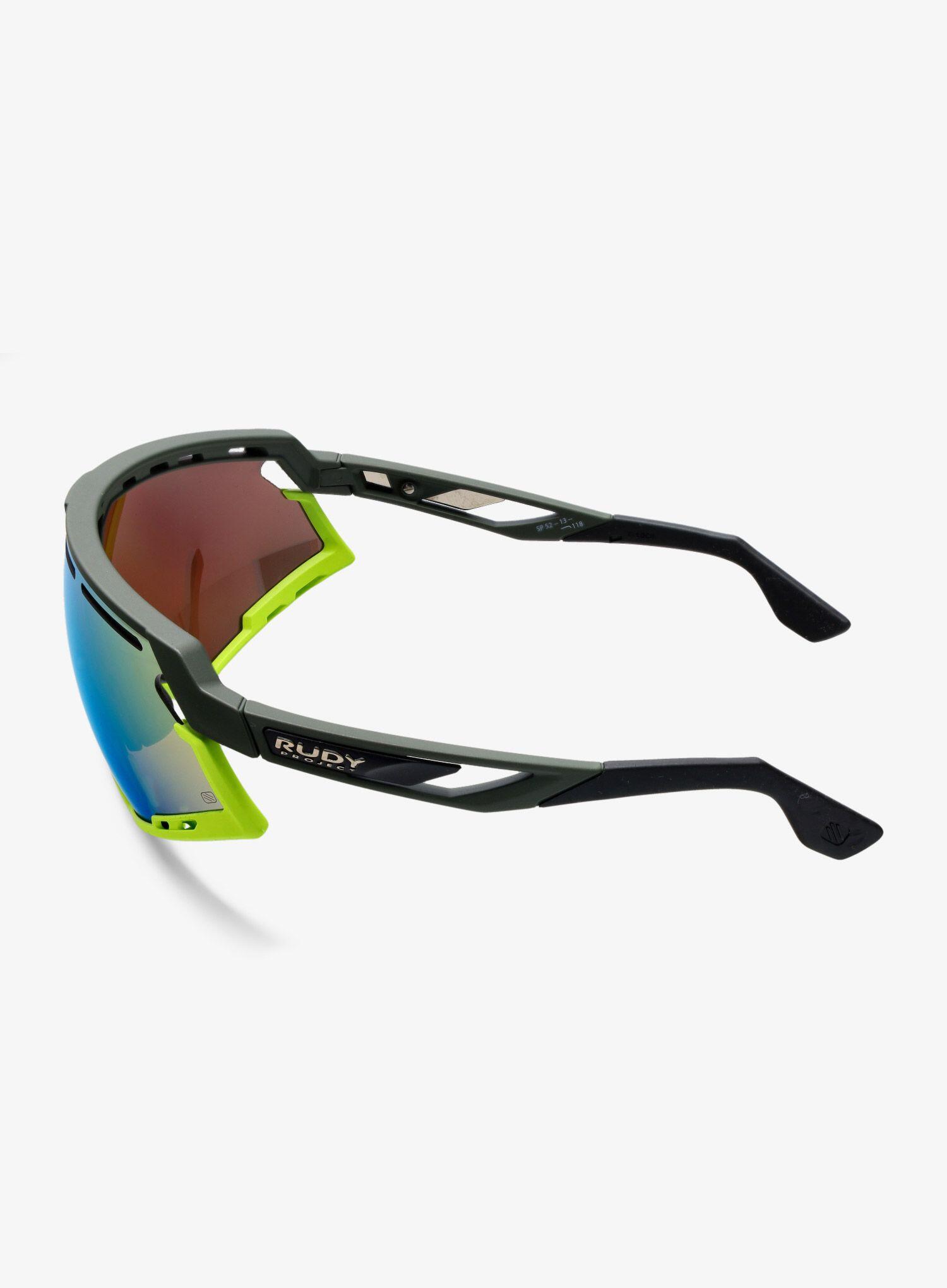 Okulary rowerowe Rudy Project Defender - multilaser yellow/olive matte 3/6