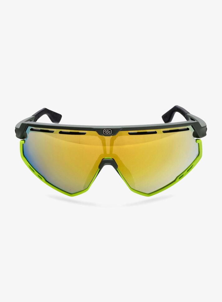 Okulary rowerowe Rudy Project Defender - multilaser yellow/olive matte