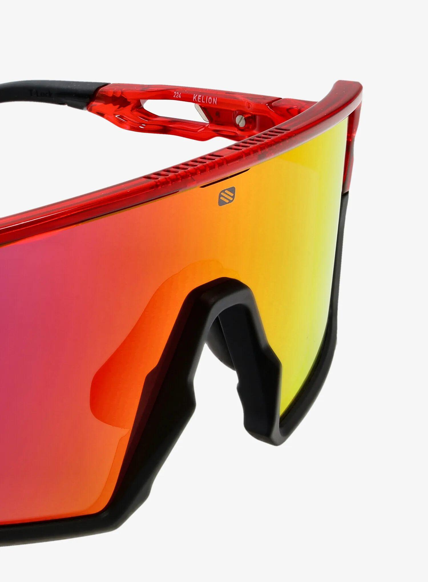 Okulary rowerowe Rudy Project Kelion - crystal red/multilaser red 6/7