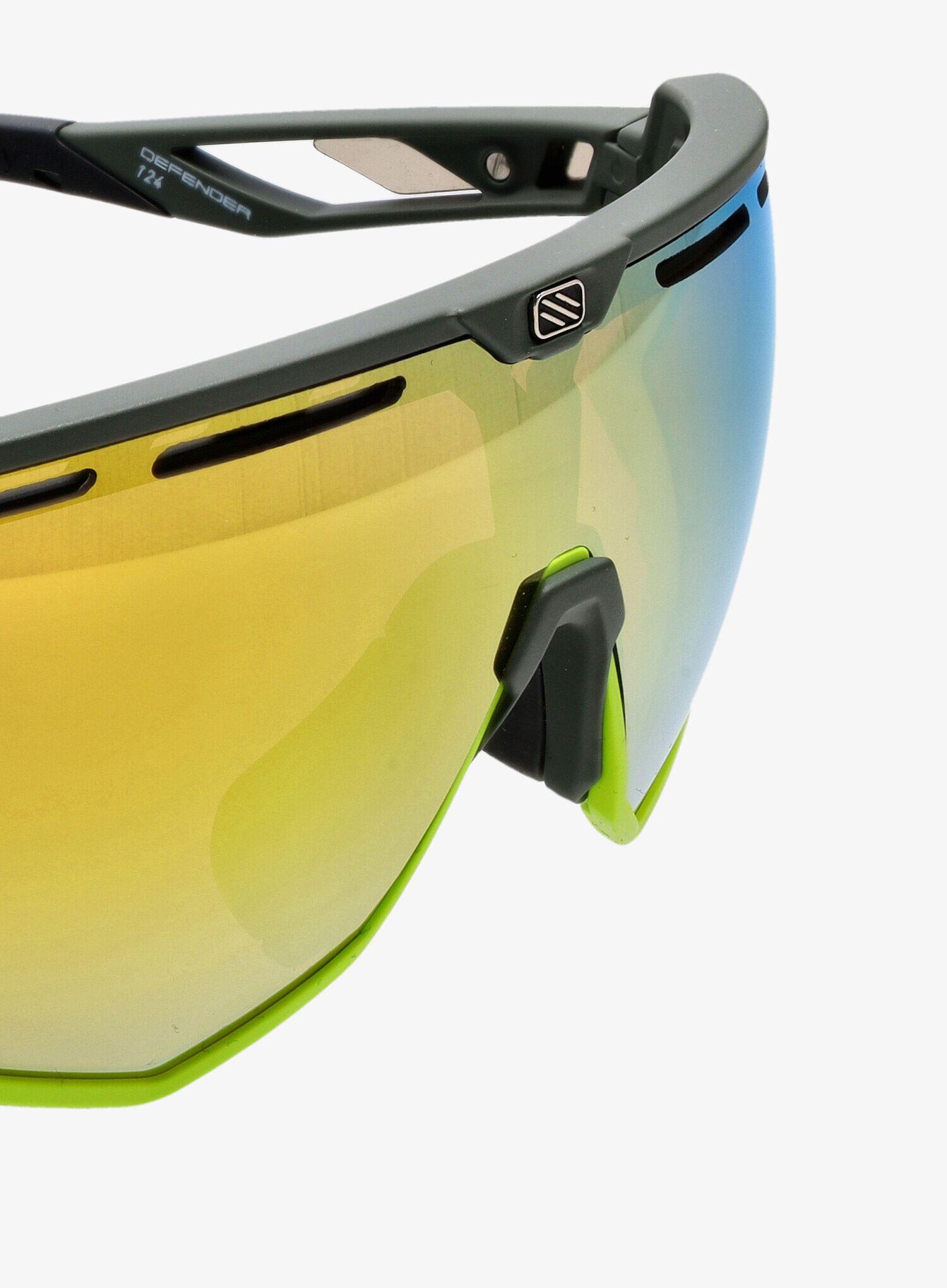 Okulary rowerowe Rudy Project Defender - multilaser yellow/olive matte 6/6
