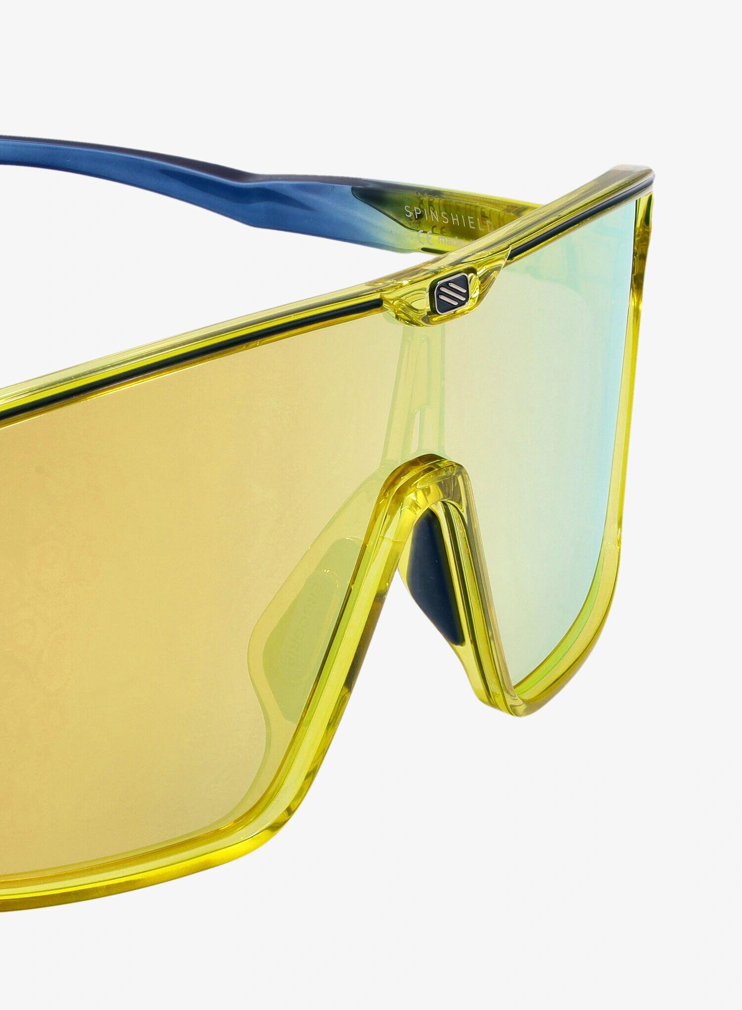 Okulary rowerowe Rudy Project Spinshield - c.blue/apple green/mult yellow 6/7