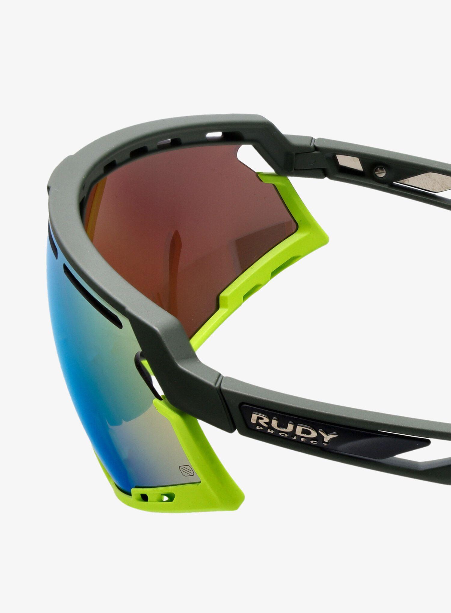 Okulary rowerowe Rudy Project Defender - multilaser yellow/olive matte 5/6