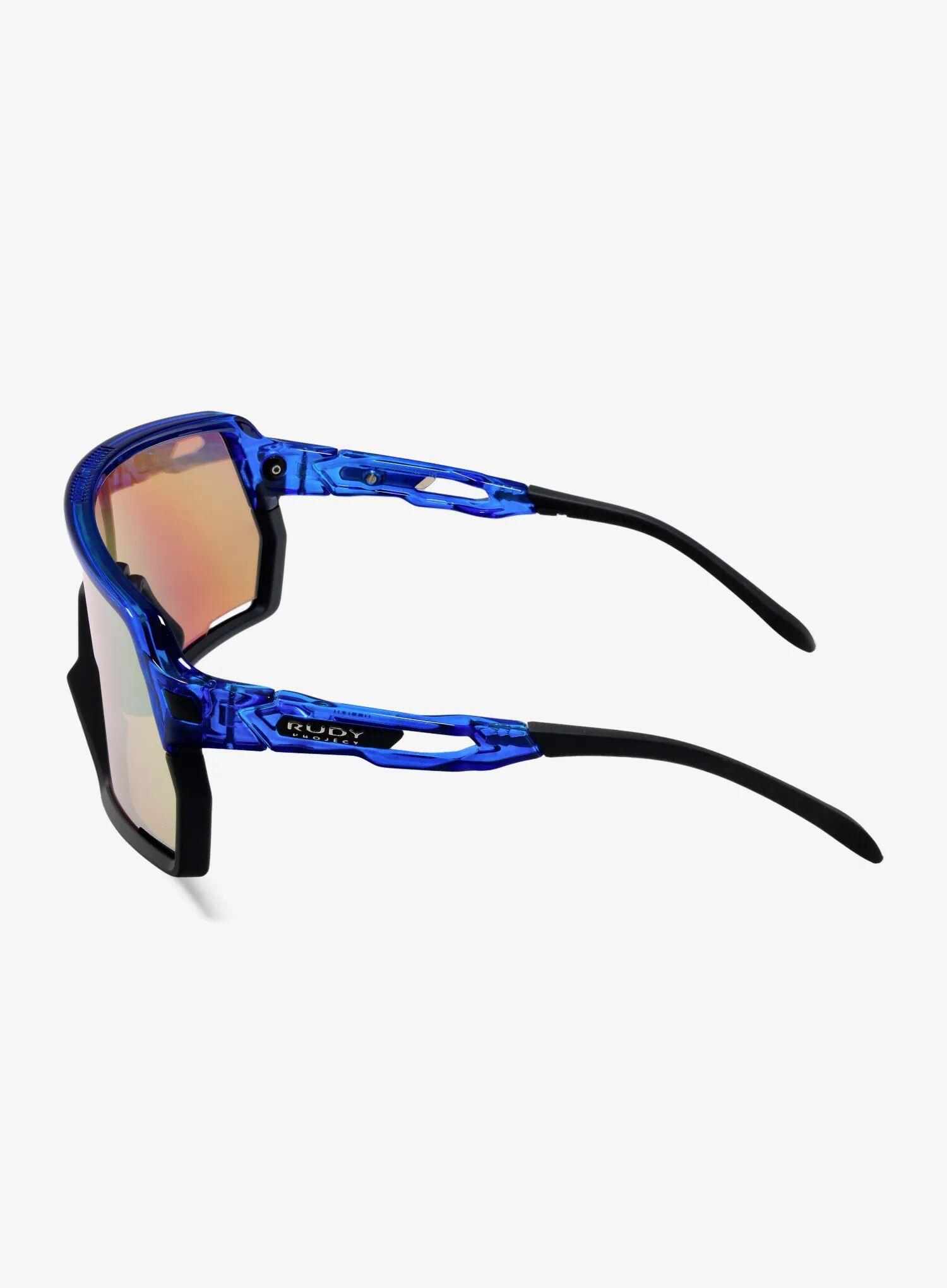 Okulary rowerowe Rudy Project Kelion - crystal blue/multilaser yellow 3/7