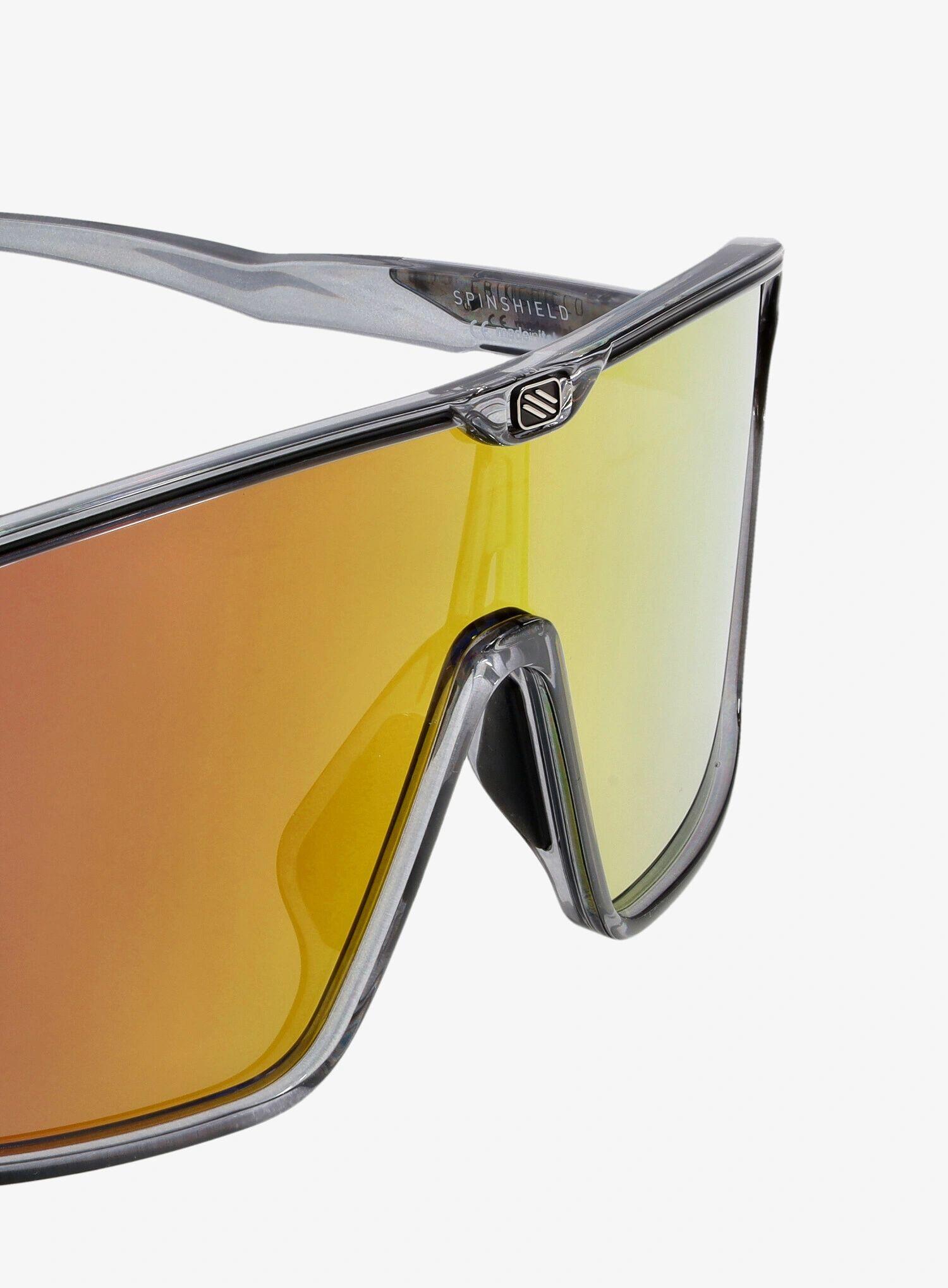 Okulary rowerowe Rudy Project Spinshield - crystal ash/multilaser sunset 6/7