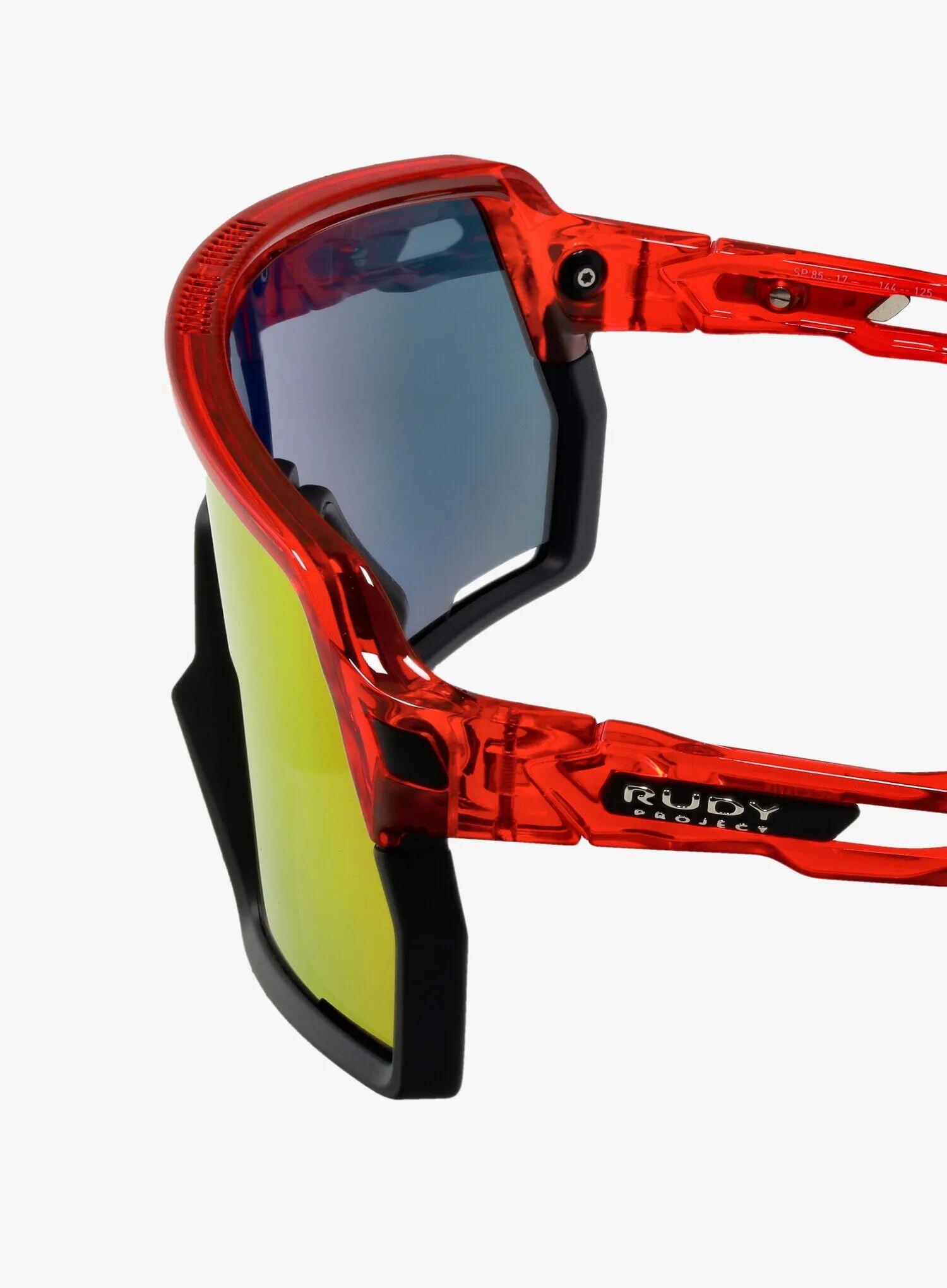 Okulary rowerowe Rudy Project Kelion - crystal red/multilaser red 5/7