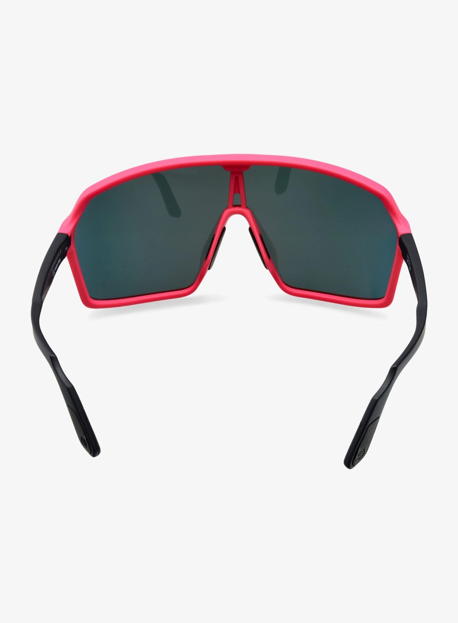Okulary rowerowe Rudy Project Spinshield - pink fluo/blk mat/multila red 4/7