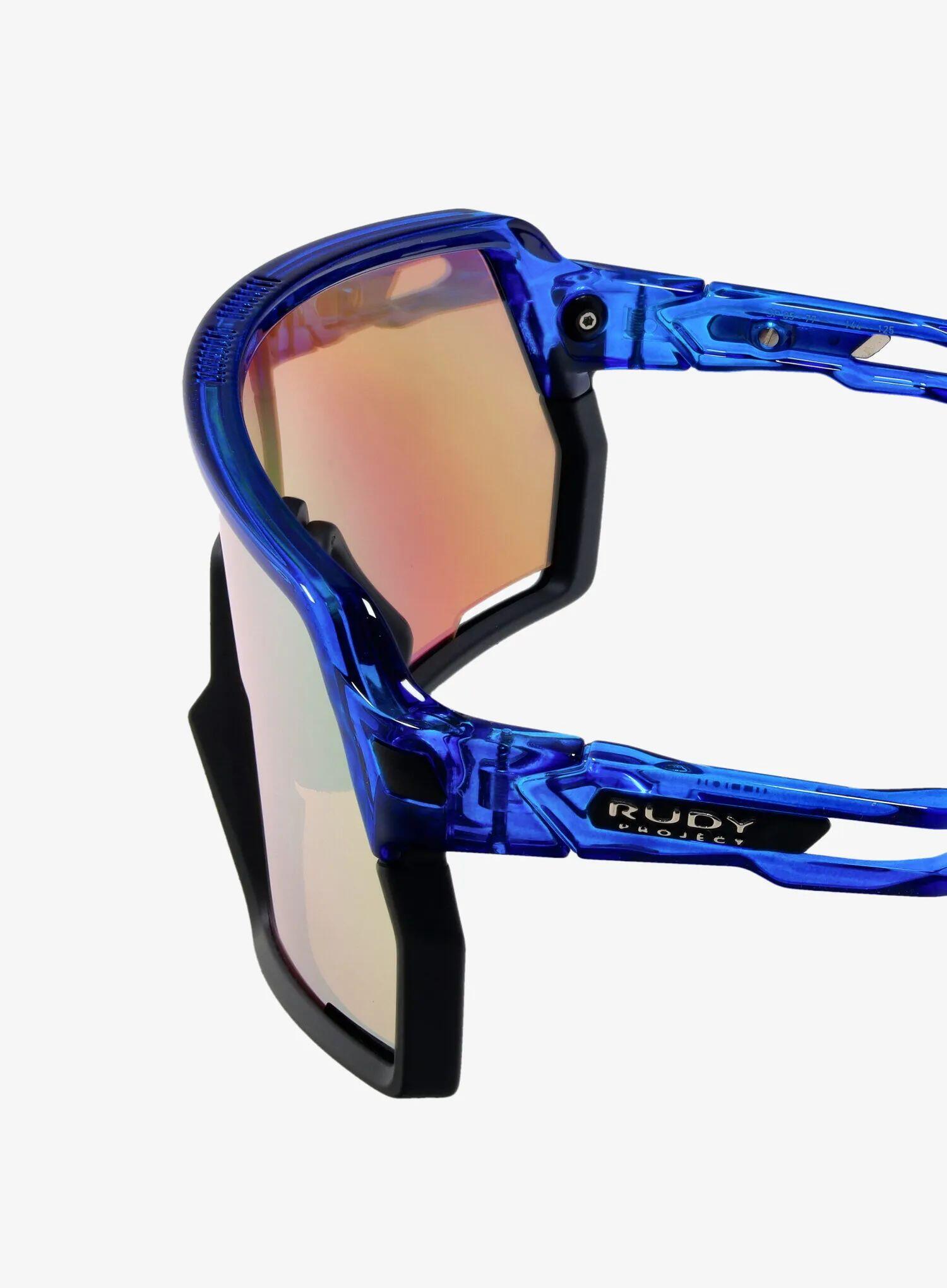 Okulary rowerowe Rudy Project Kelion - crystal blue/multilaser yellow 5/7