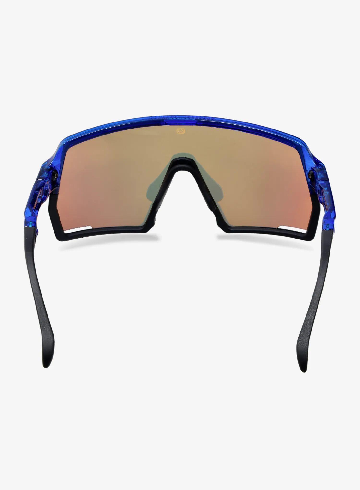 Okulary rowerowe Rudy Project Kelion - crystal blue/multilaser yellow 4/7
