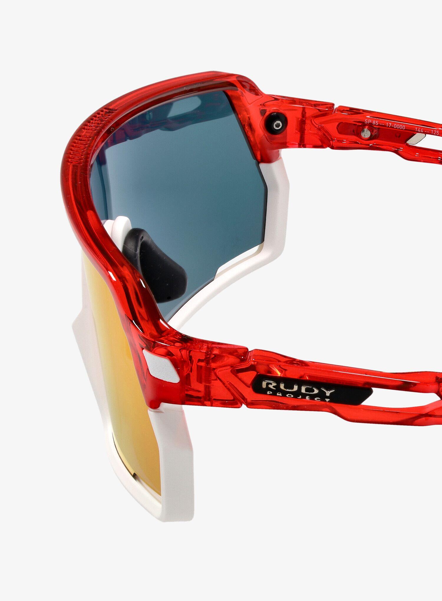 Okulary rowerowe Rudy Project Kelion - multilaser red/crystal red 5/7