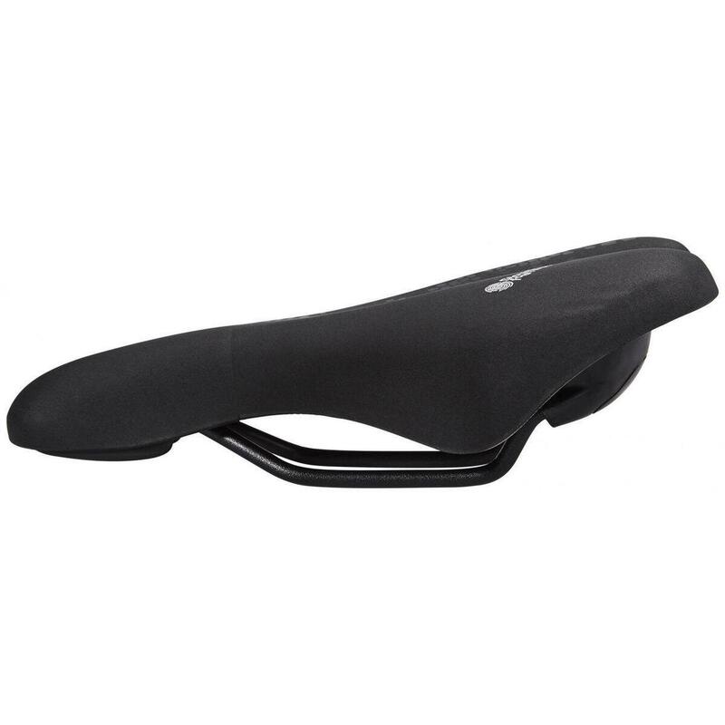 Șa de bicicletă Unisex Fit Foam Athletic Negru