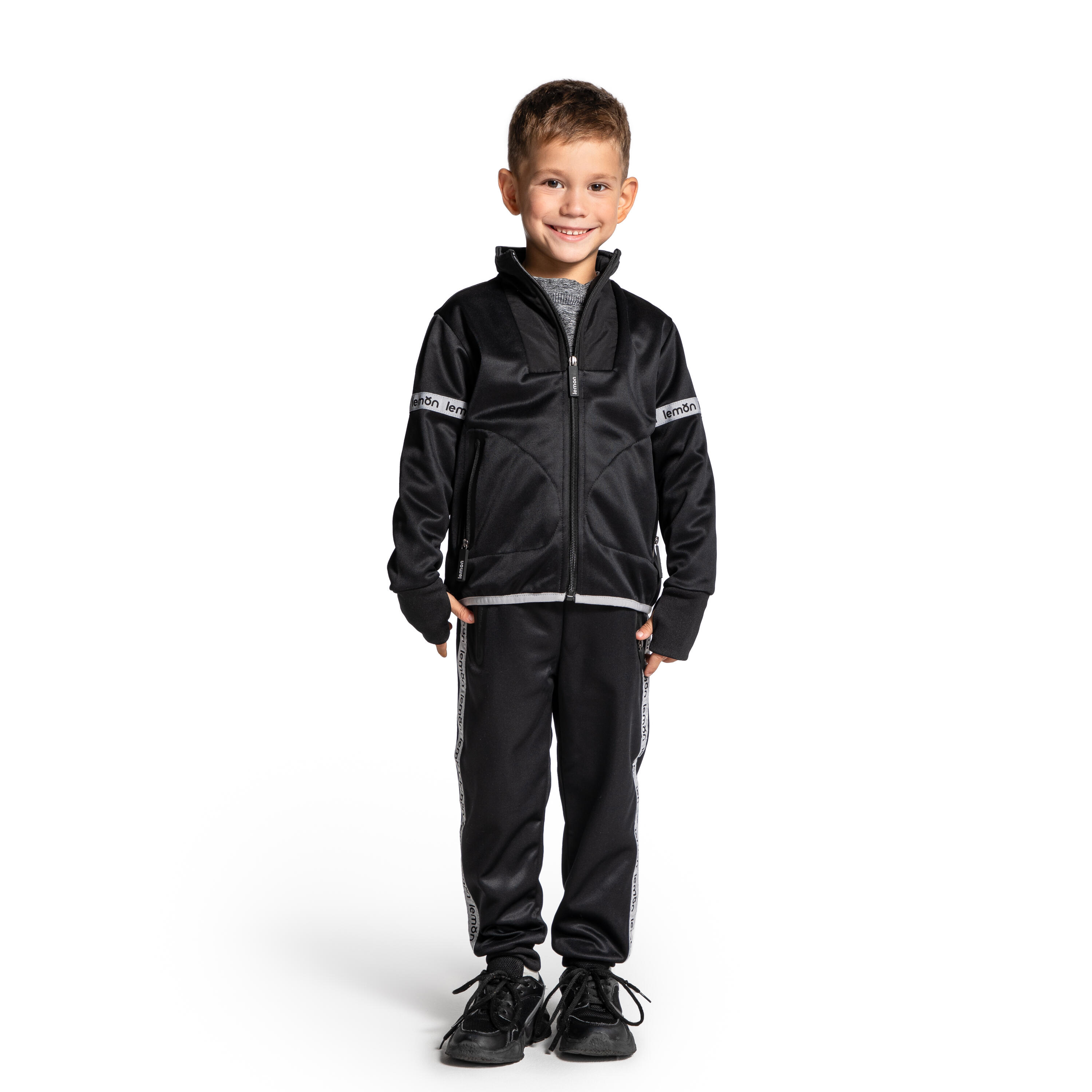 LEMON EXPLORE Chlapecké turistické fleecové kalhoty ACB ZL4