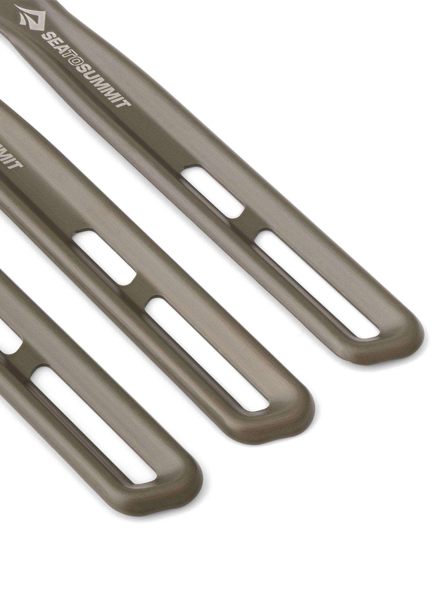 Posate Campeggio Set Sea To Summit Frontier Ul Cutlery Set 3 Pezzi Grigio 4/7