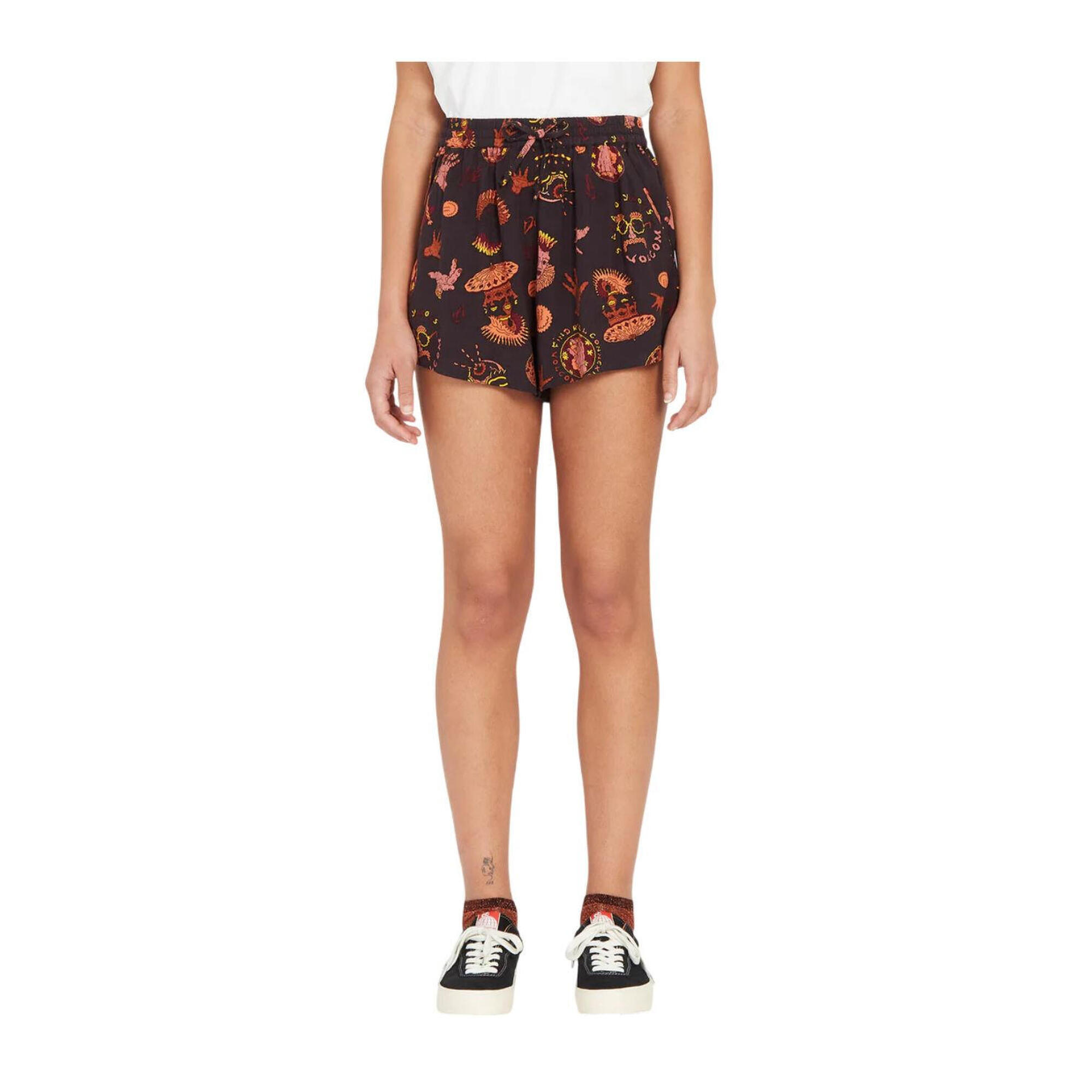 Volcom - Short De Randonnée Volcom Connected Minds Pour Femme - Short - Noir - Decathlon