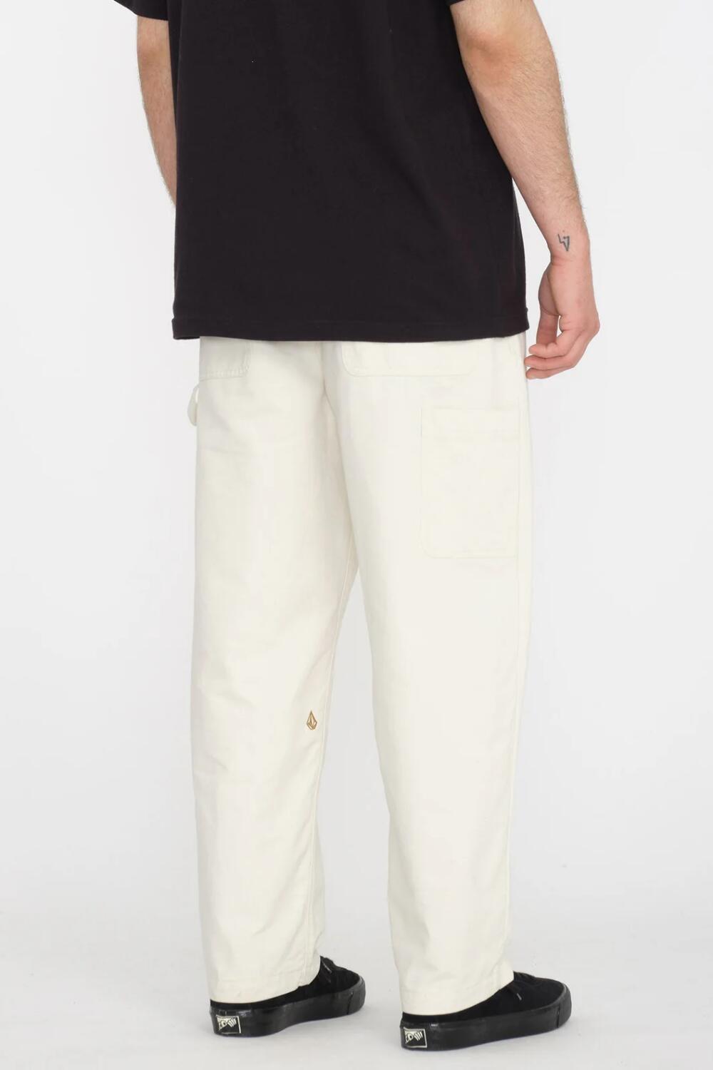 Pantalon Volcom Kraftsman Jeans blanc sale 3/7