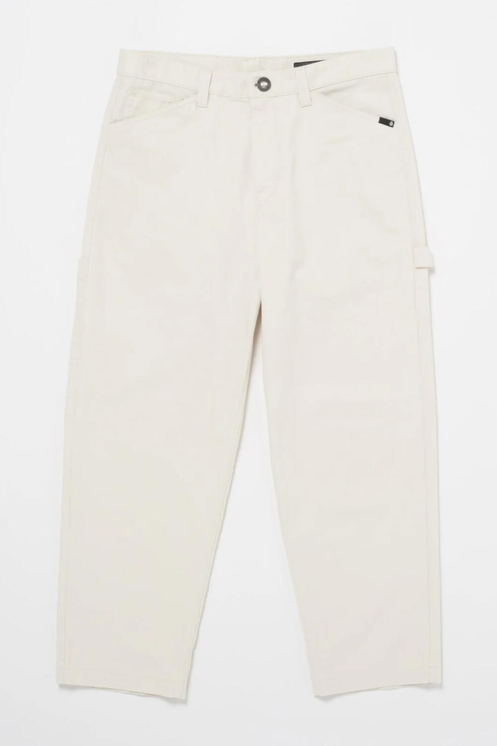 Pantalon Volcom Kraftsman Jeans blanc sale 2/7