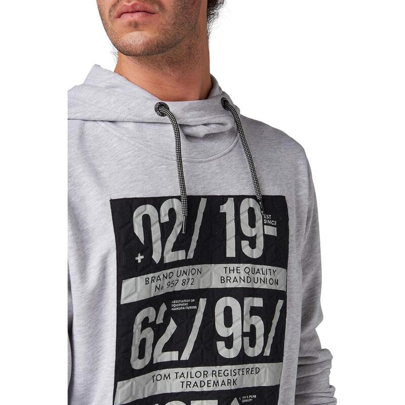Tom Tailor Hoodie Artwork Travel Sweatshirt pentru bărbați