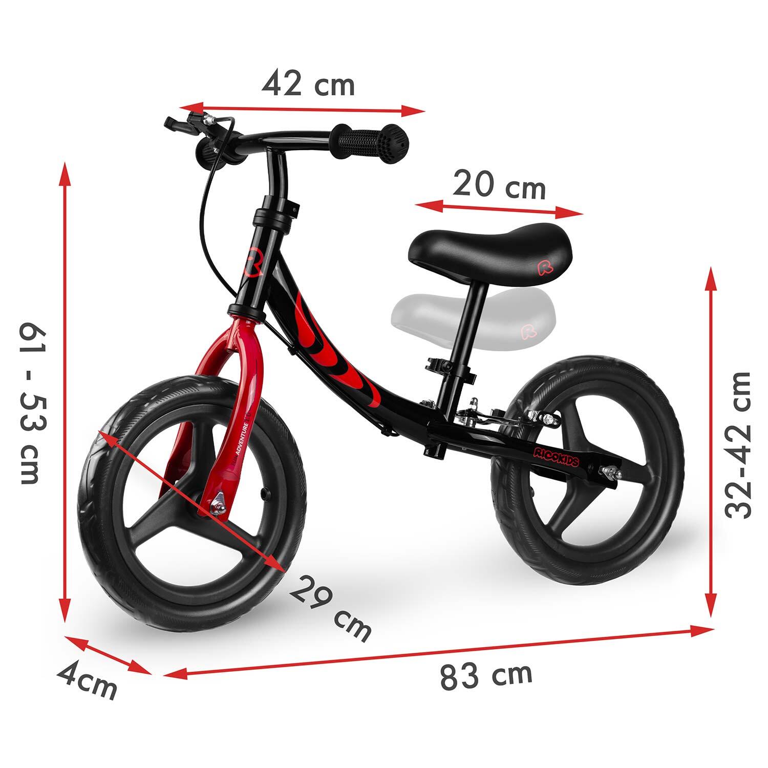 Rowerek biegowy dla dzieci rower dziecięcy Fun Adventure Ricokids 6/7