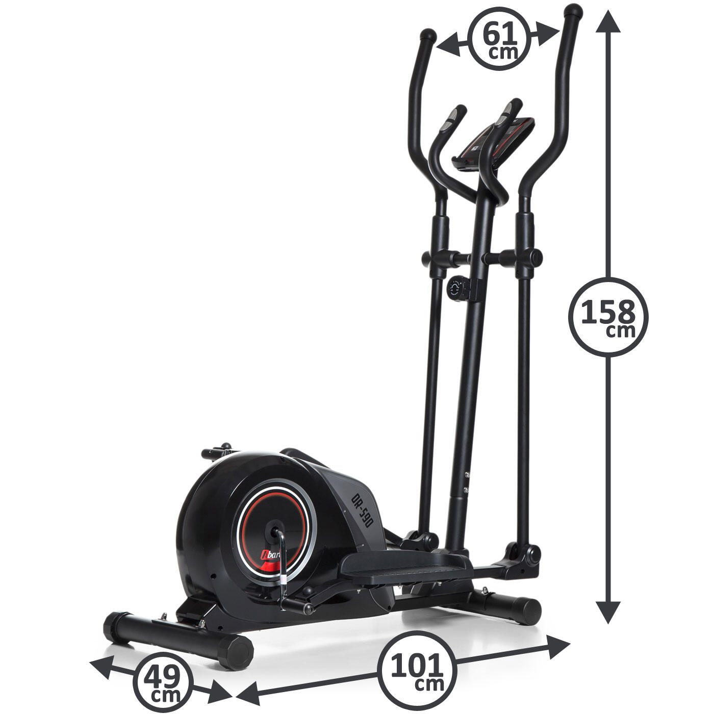 Rower eliptyczny trenażer ABARQS OR-590 4/6