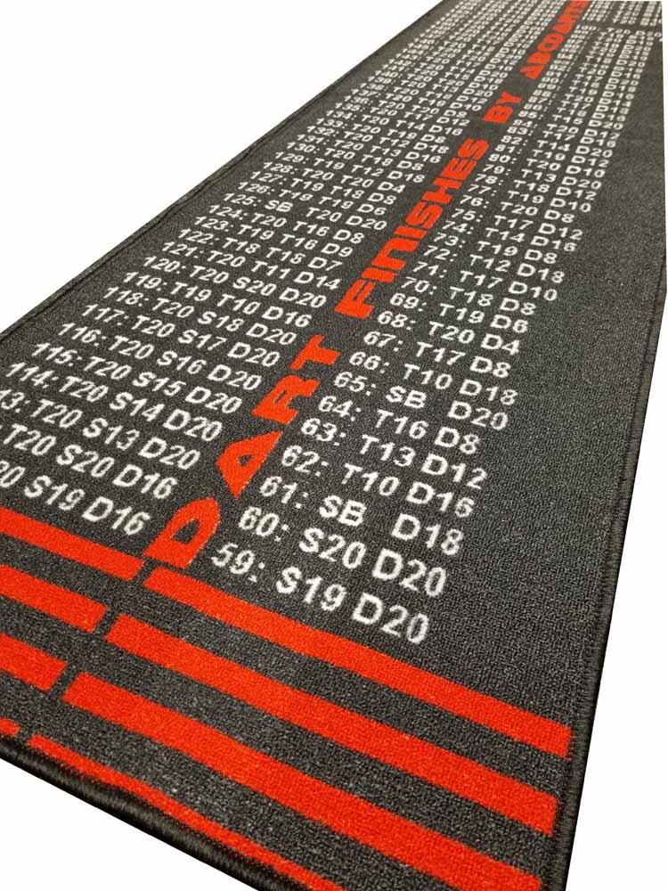 Dartmat FINISH Dart Mat Antraciet Smal - 240 x 67 cm 2/4