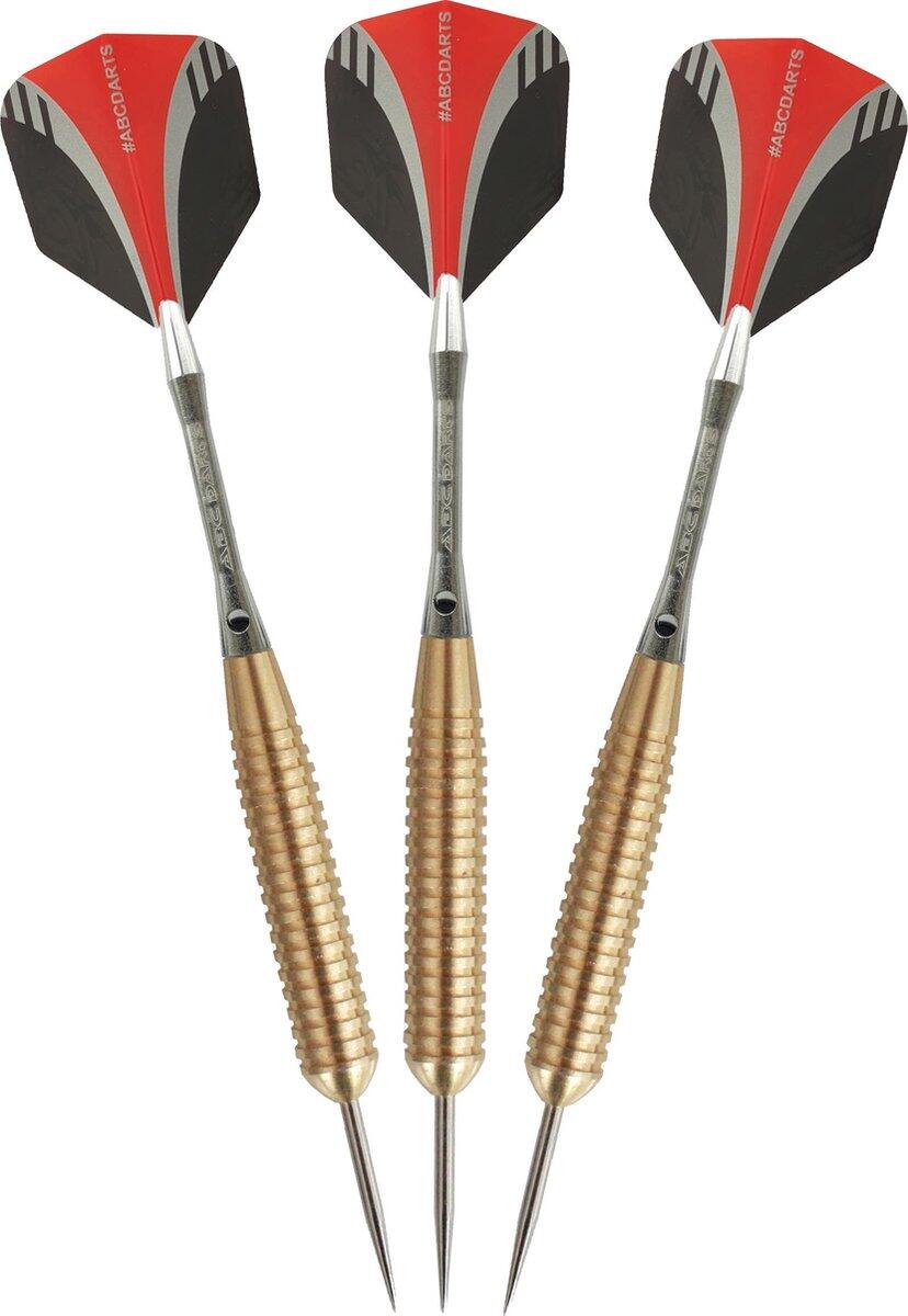 Nodor Supa Pro SFB Dartbord + 2 Sets ABCdarts Sniper Gold Darts Dartpijlen 3/4