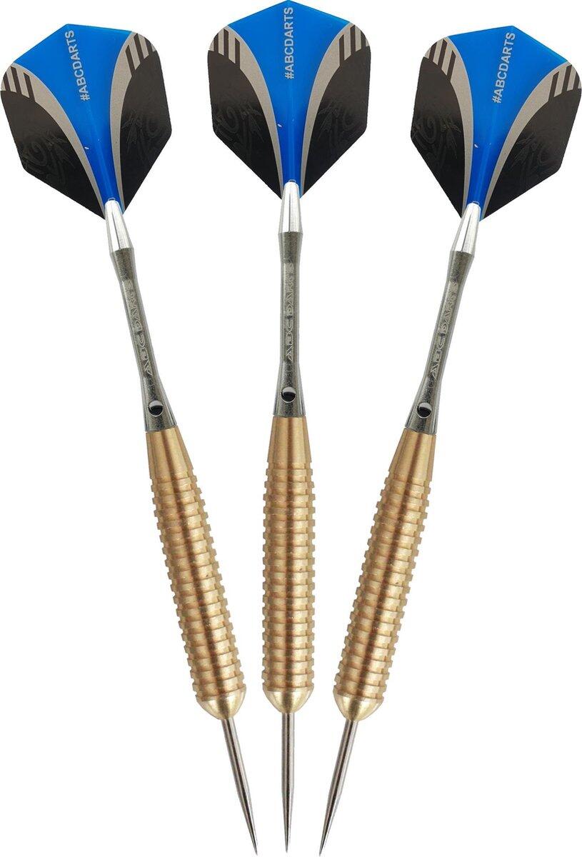 Nodor Supa Pro SFB Dartbord + 2 Sets ABCdarts Sniper Gold Darts Dartpijlen 2/4