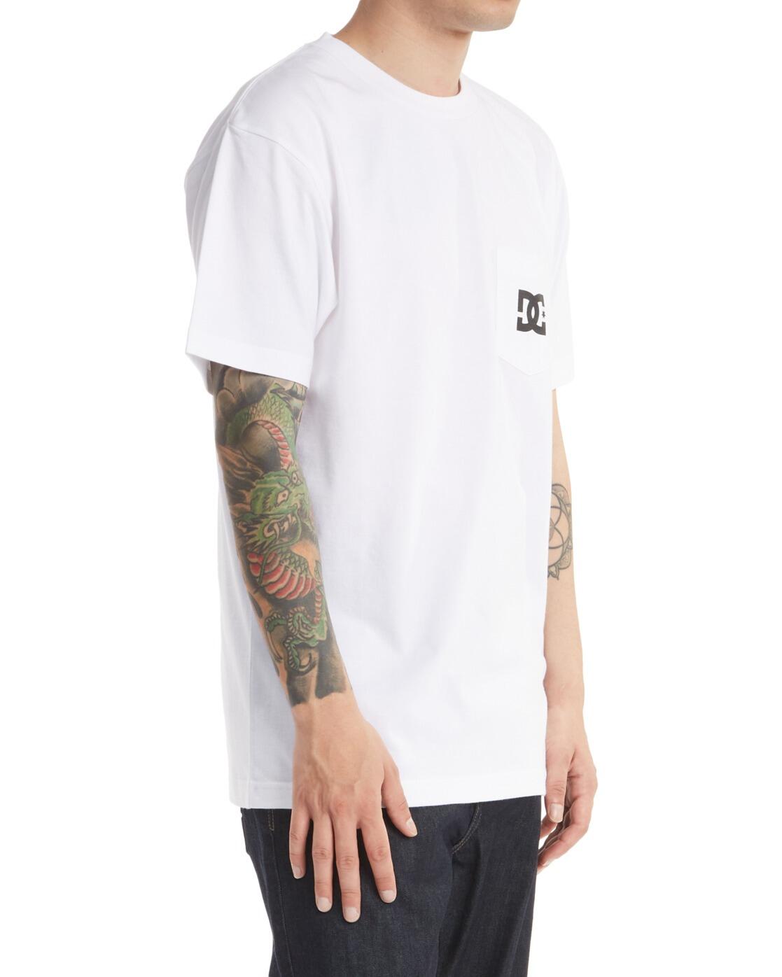 Camiseta de manga corta DC STAR Blanco Hombre 3/4