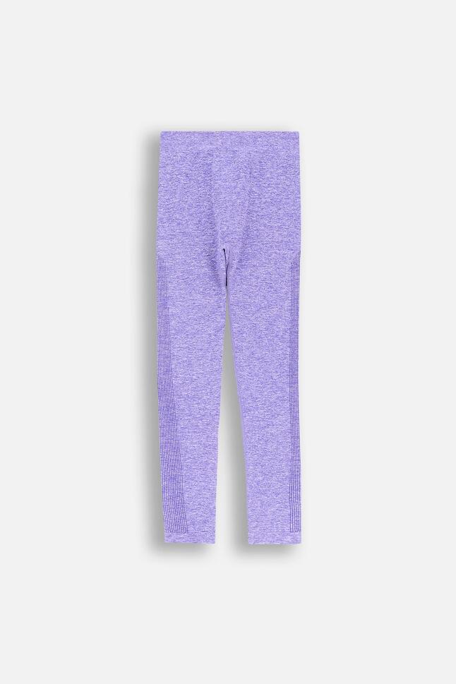 Legginsy termoaktywne narciarskie dziecięce Lemon Explore ZL4 fioletowe