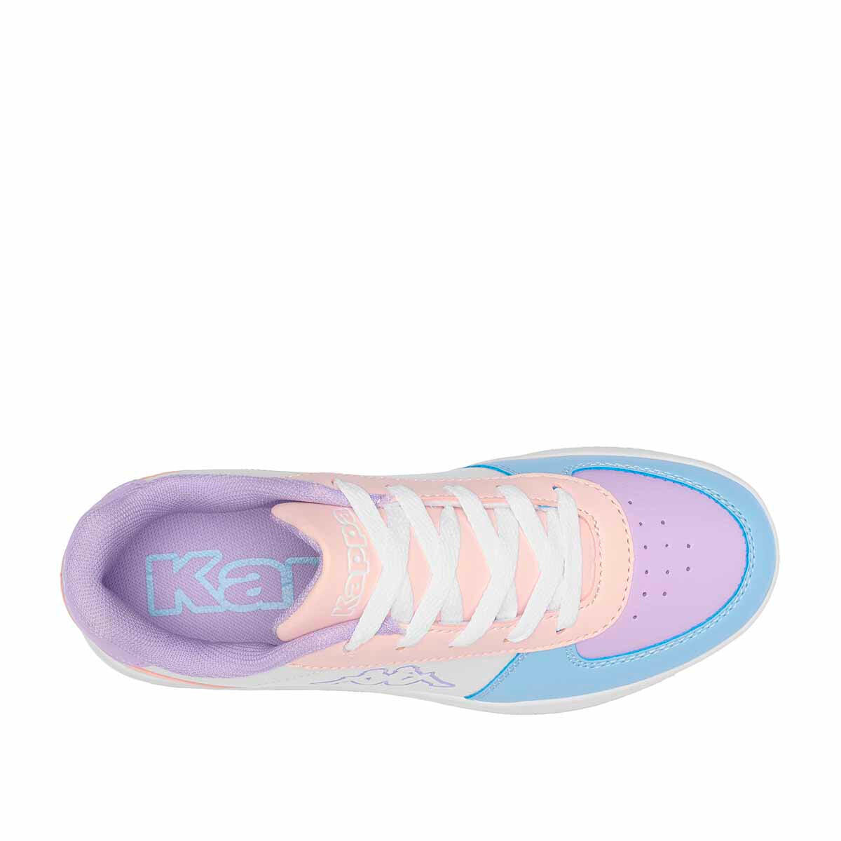 Kappa Malone Lace Meisjes Sneakers Wit/Roze 4/7