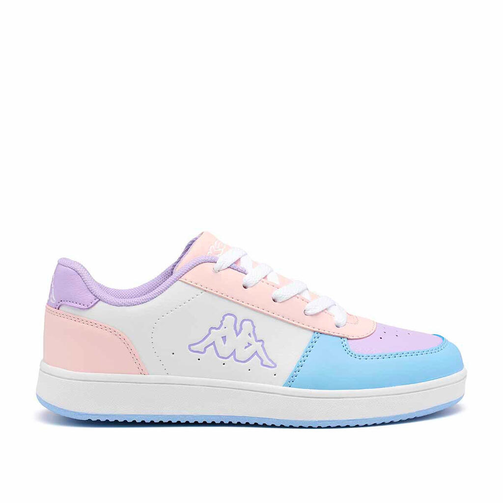 Girls' Kappa Malone Lace White/Pink Trainers