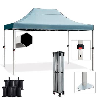 Opvouwbare aluminium tent 3x4,5m alupro40 met zeshoekige staven