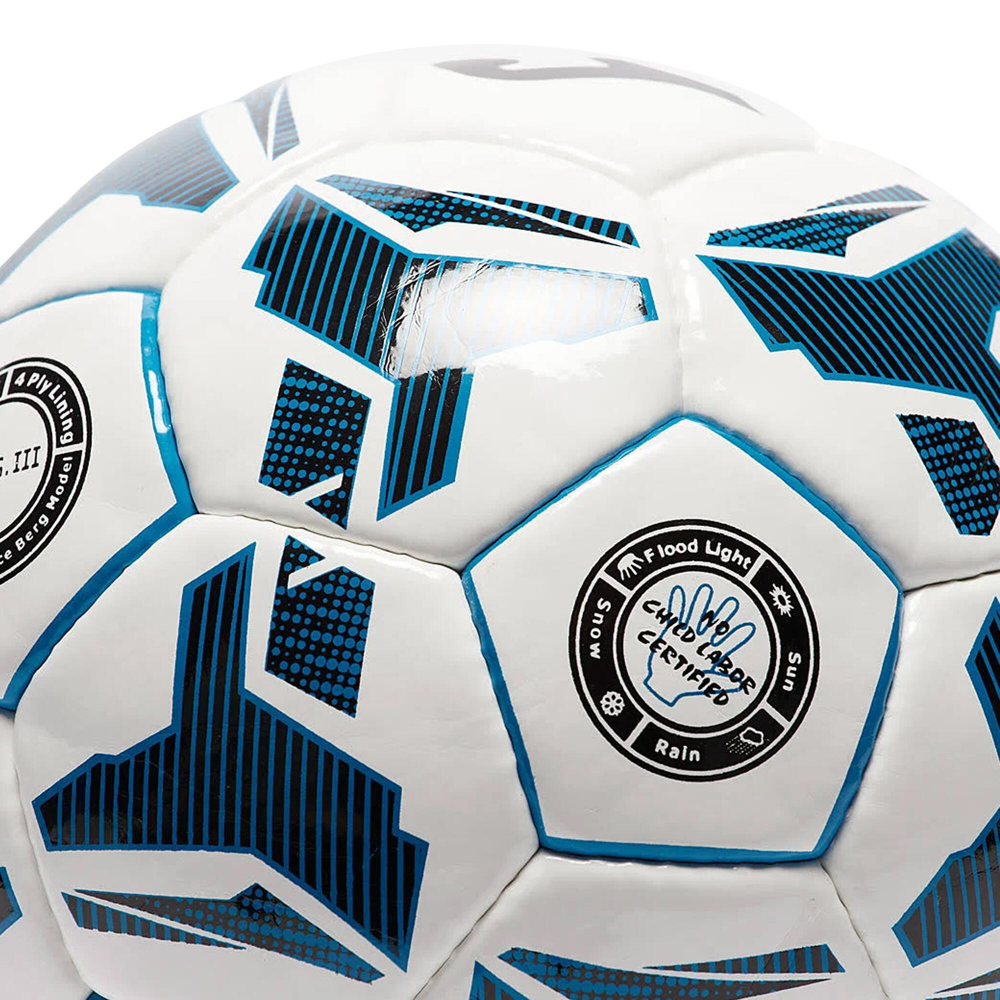 Ballon De Foot ICEBERG (Blanc) Taille 5 2/3