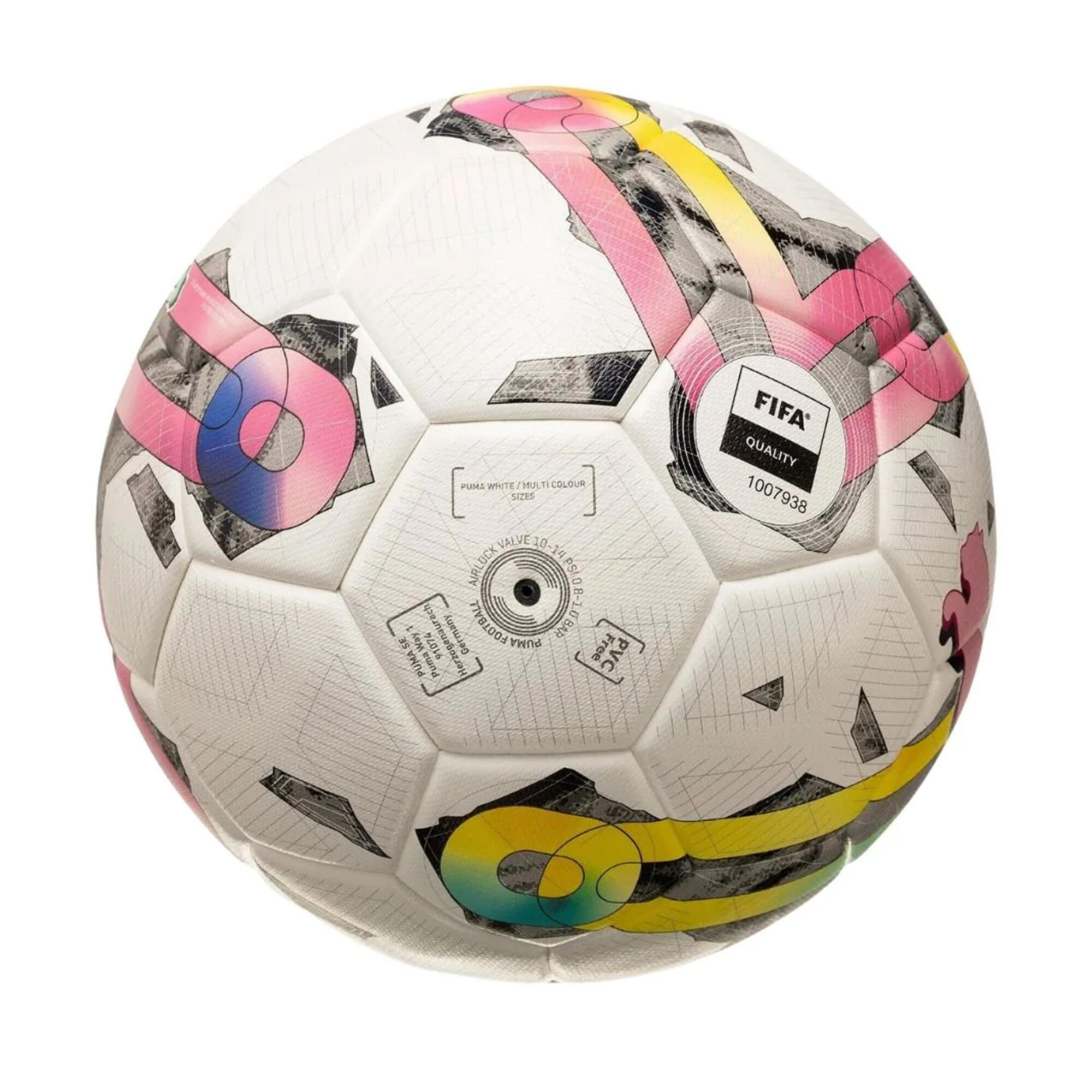 PUMA Orbita 5 HYB voetbal PUMA White Multi Colour 2/2