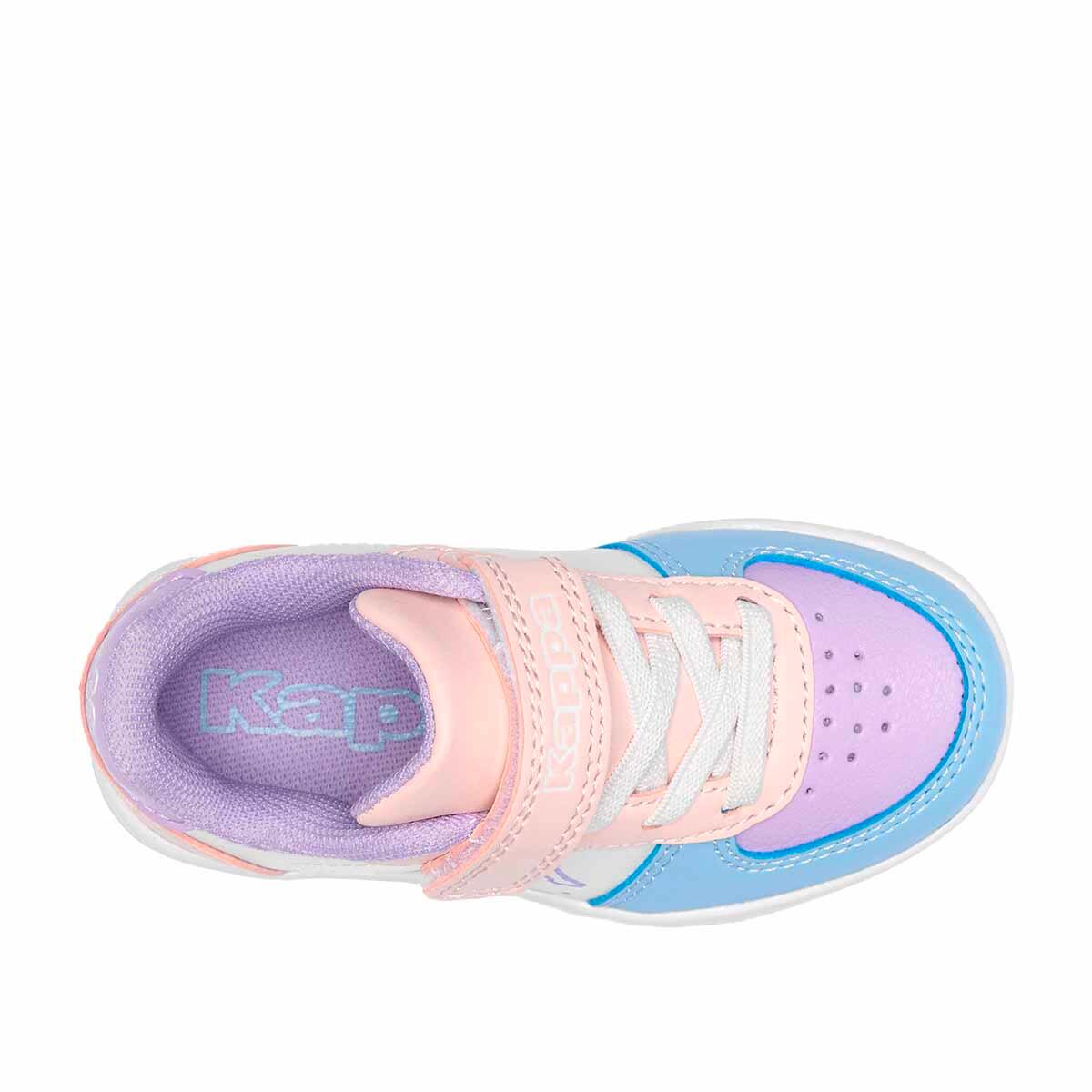 Zapatillas Kappa Malone para niña, rosa y blanco 4/7