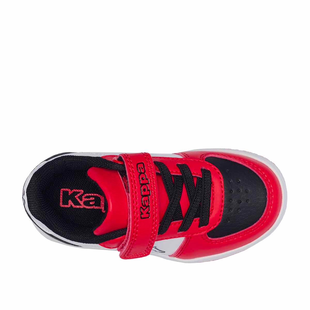 Zapatillas Kappa Malone Blancas/Rojas para Niño 4/7
